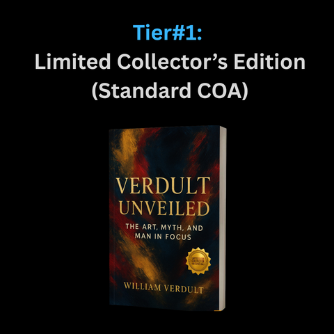 ** Limited Edition - Verdult Unveiled: The Art, Myth, and Man in Focus -Book 2