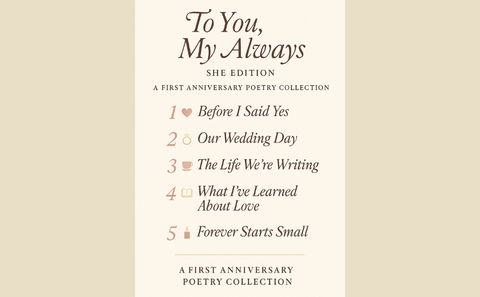 To You, My Always – A First Anniversary Poetry Collection