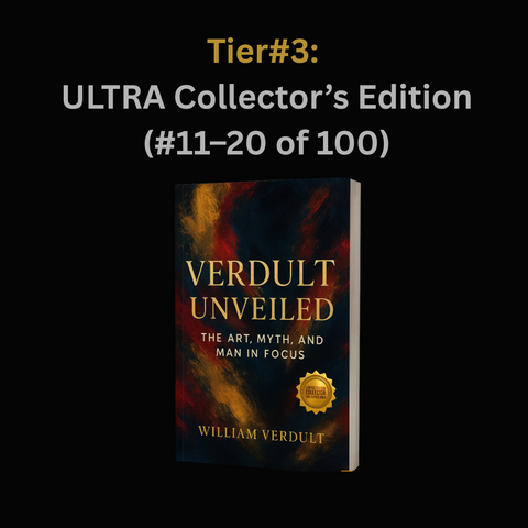 ** Limited Edition - Verdult Unveiled: The Art, Myth, and Man in Focus -Book 2