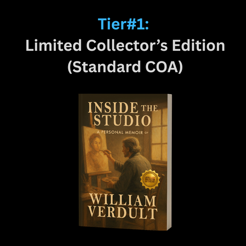 ** Limited Edition - Inside the Studio: A Personal Memoir of William Verdult - Book 3
