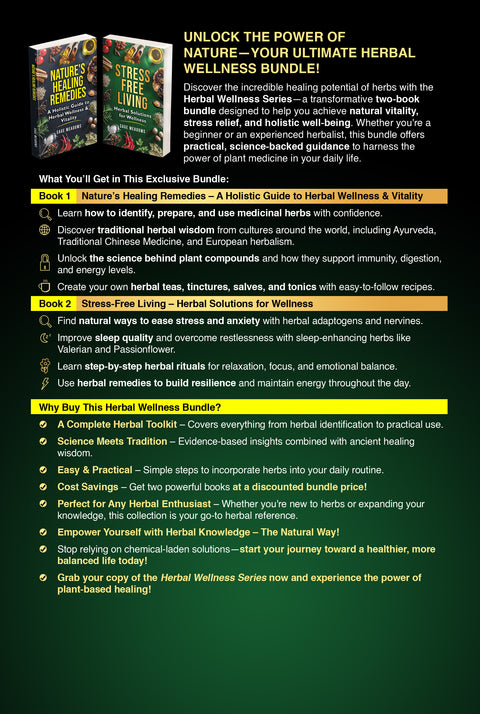 Box Set -Natures Healing & Stressful Living Herbal